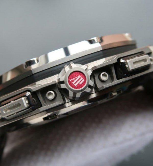 Replica Audemars Piguet JF Royal Oak Offshore Titanium Michael Schumacher Gray Dial A3126