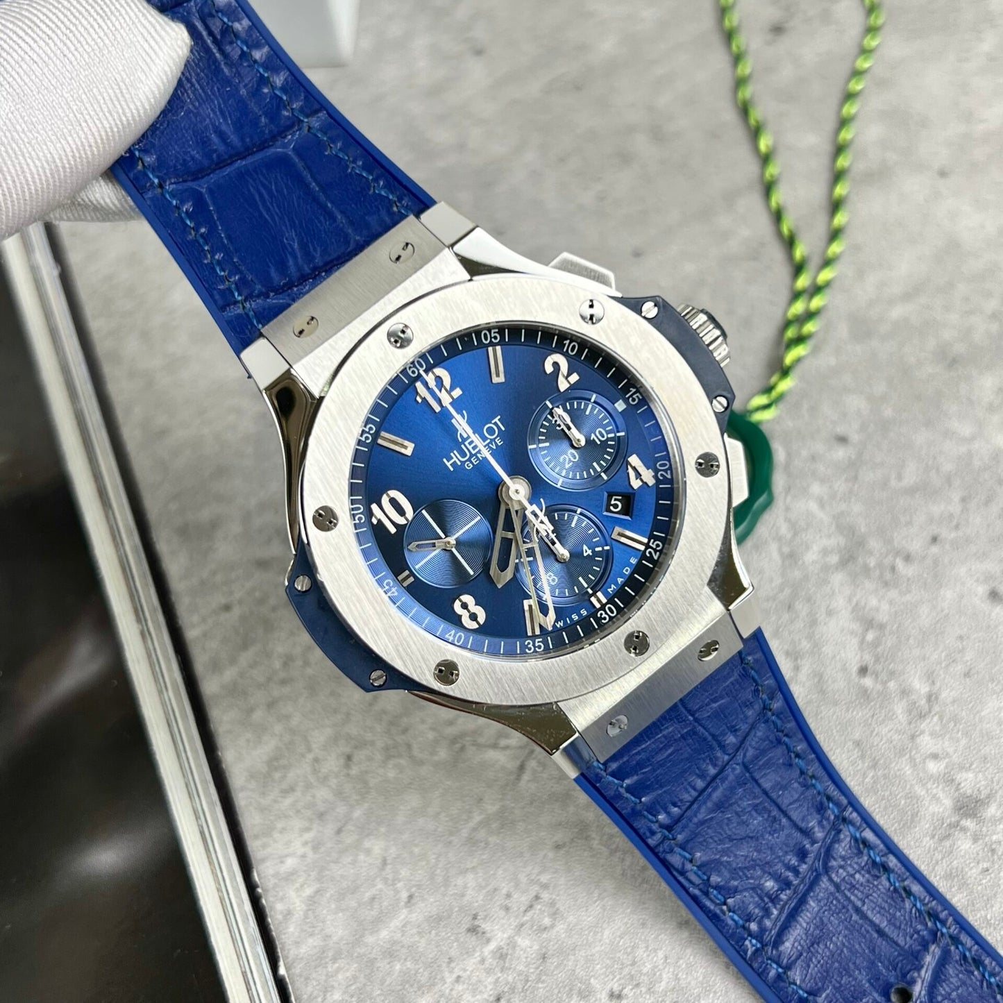 Hublot Replica 11 Watch Big Bang Chronograph Titanium Blue 44mm