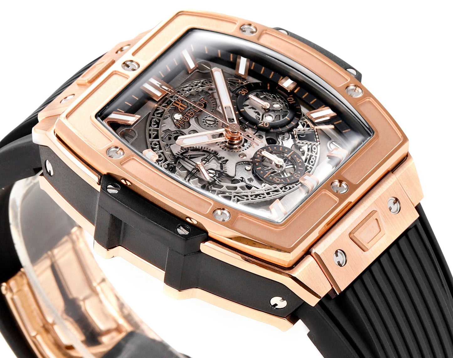 Hublot Spirit of Big Bang Textured Rubber Strap(1:1 replica)