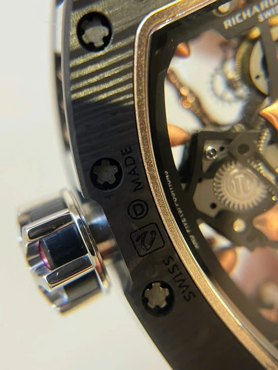 Richard Mille RM66 Custom Tourbillon Carbon 18K Gold Wrapped VIP 42.7mm