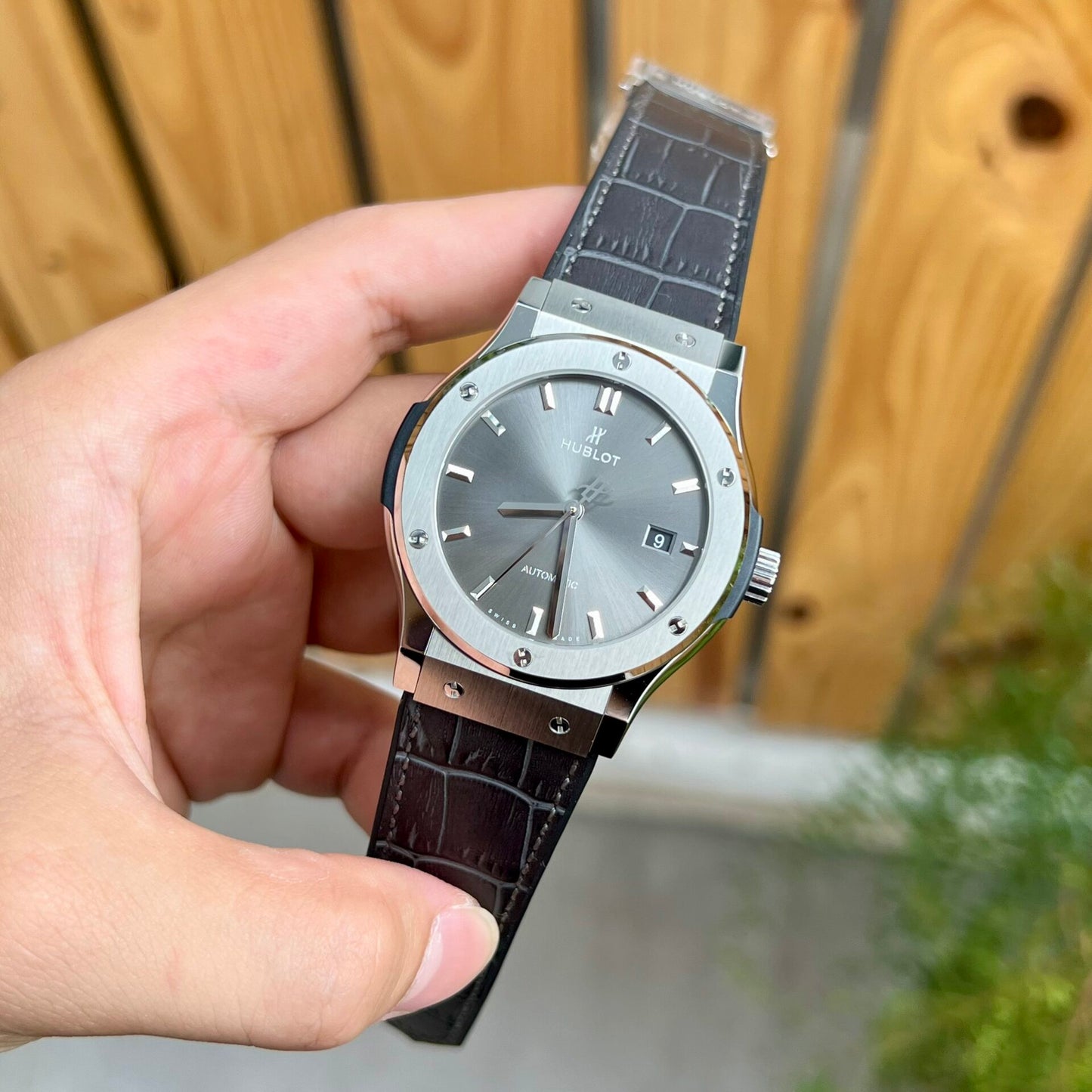 Hublot Replica 11 Watch Classic Fusion Titanium Gray Dial JJF 2023 42mm
