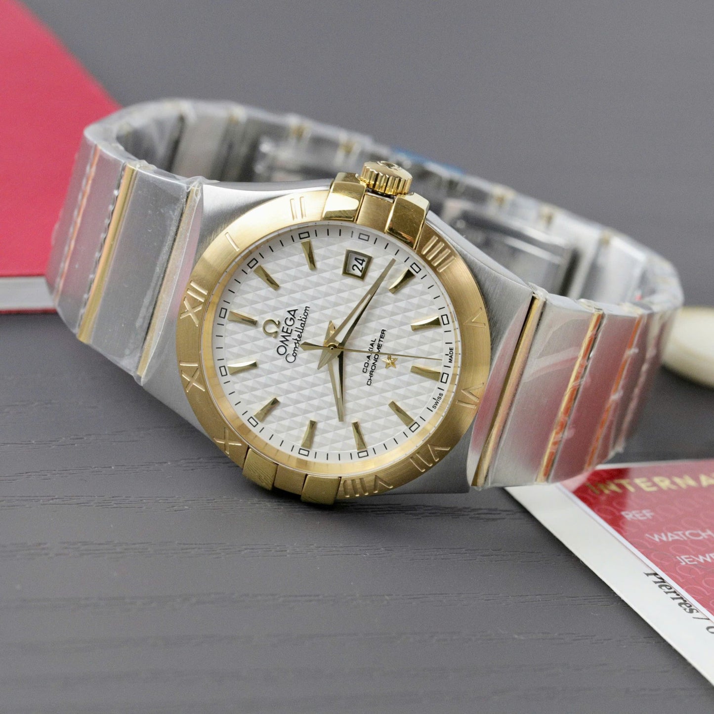 Omega Constellation Co-Axial Fake Watch Metal Wire 38mm