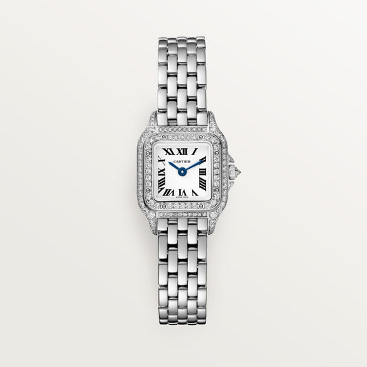 Panthere de fake cartier watch mini model quartz movement(1:1 replica)