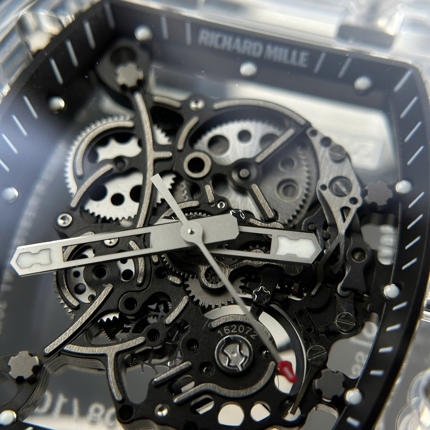 Richard Mille RM055 Sapphire Crystal Replica Watch Rubber Strap 45mm
