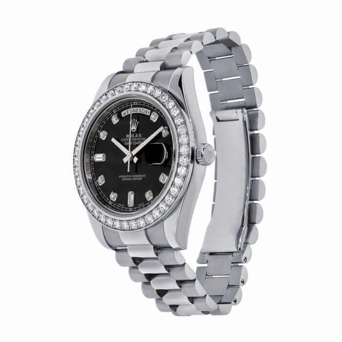 Rolex Day-Date White Diamond Replica