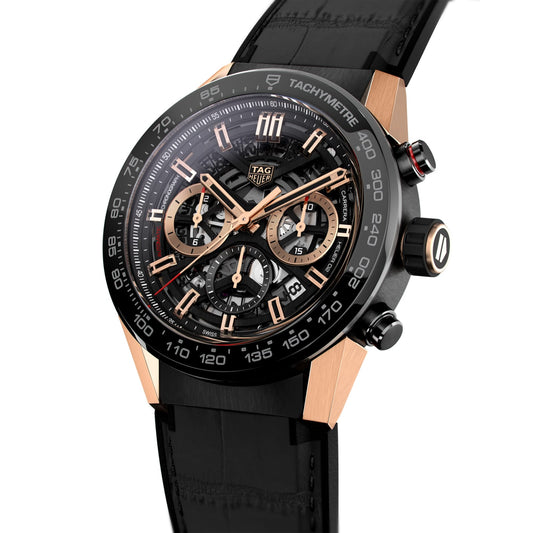 TAG Heuer Replica Watch Carrera Chronograph Automatic 45 mm Steel and Gold(1:1 replica)