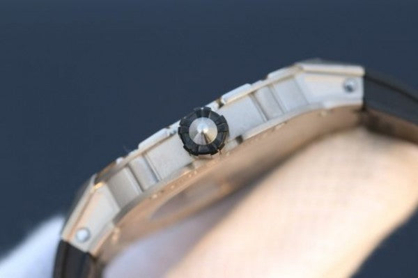 Replica Richard Mille RM033 Titanium SF Roman Markers Dial Black Rubber Strap Micro-Rotor Movement