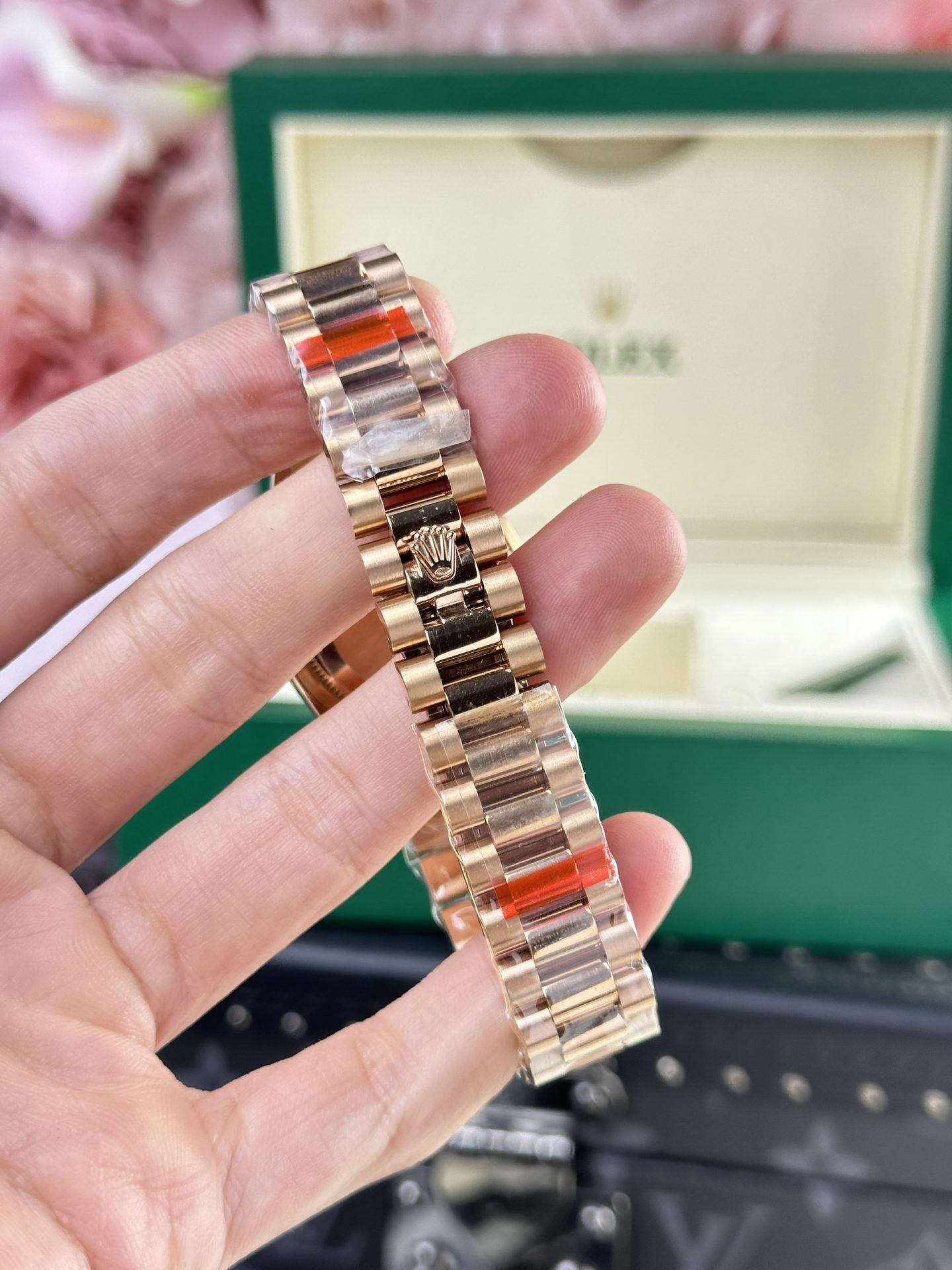 Rolex Replica Watch DateJust Rose Gold 178275 Mother Of Pearl Dial 31mm
