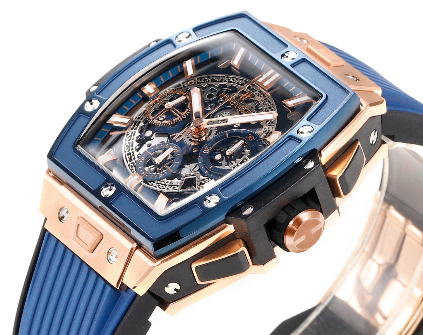 Hublot Spirit of Big Bang Textured Rubber Strap(1:1 replica)