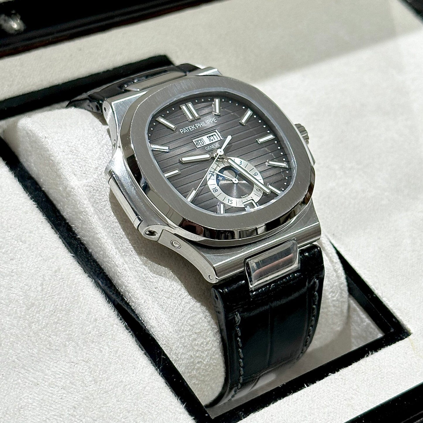 Patek Philippe Replica Watch Nautilus 5726G Gray Dial PPF Factory 40.5mm