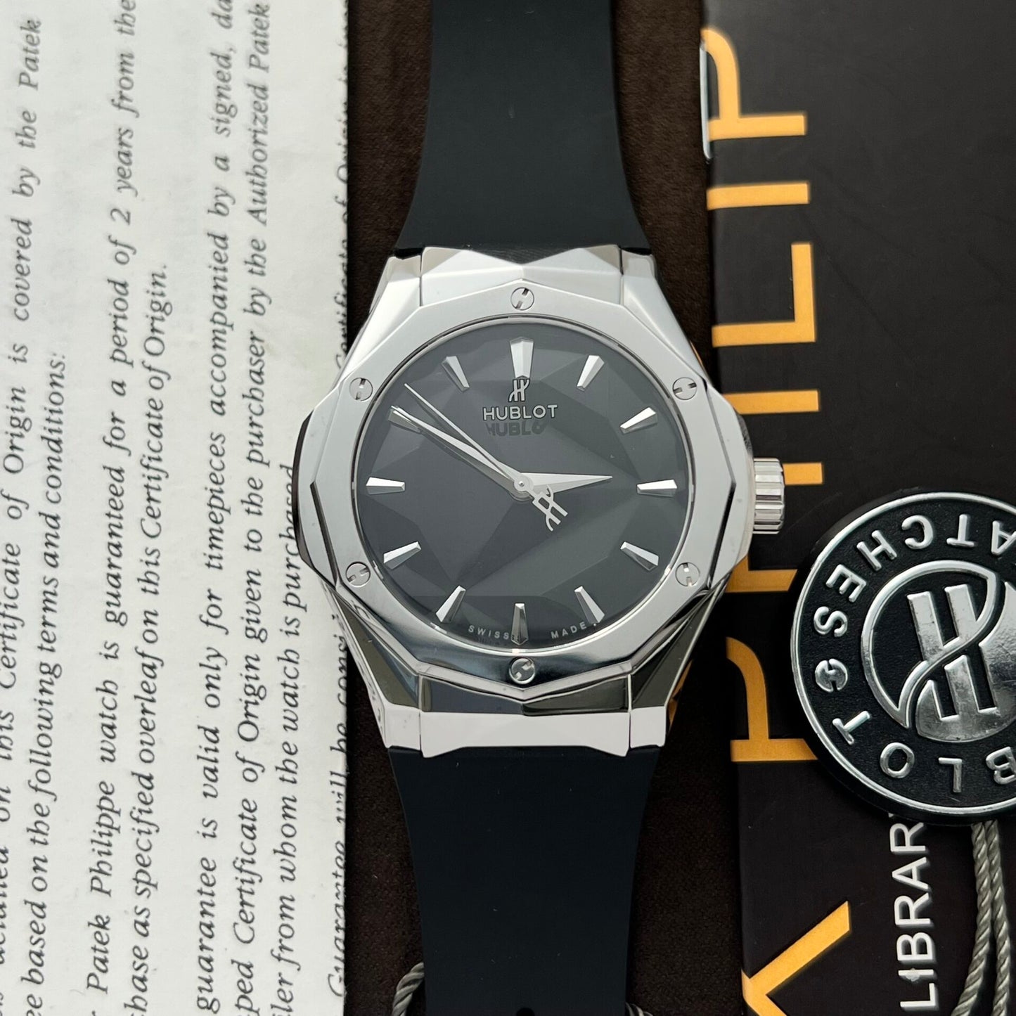 Hublot Replica 1:1 Watch Orlinski Titanium Black HB Factory 40mm
