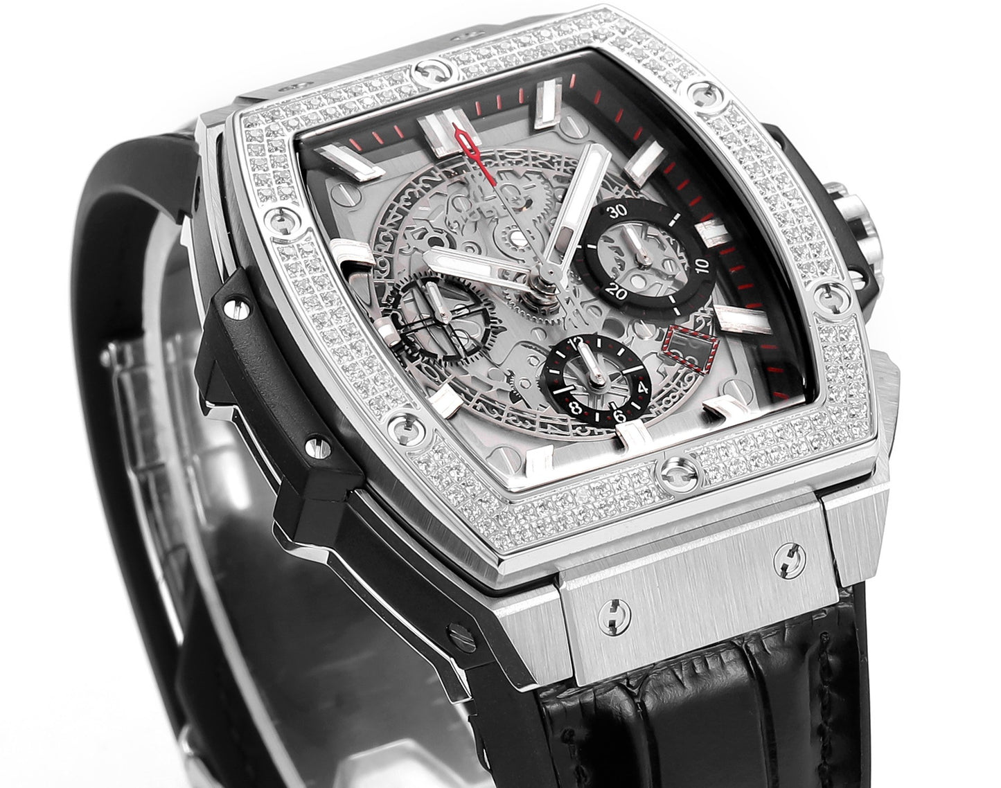 Hublot SPIRIT OF BIG BANG Chronograph, 45 mm Textured rubber strap(1:1 replica)