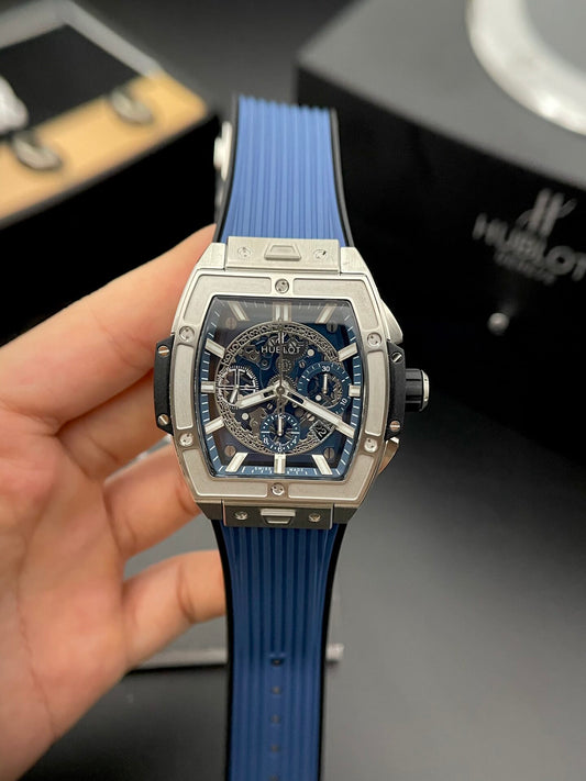Hublot Spirit Of Big Bang Titanium Replica Watch Rubber Strap MS Factory 42mm