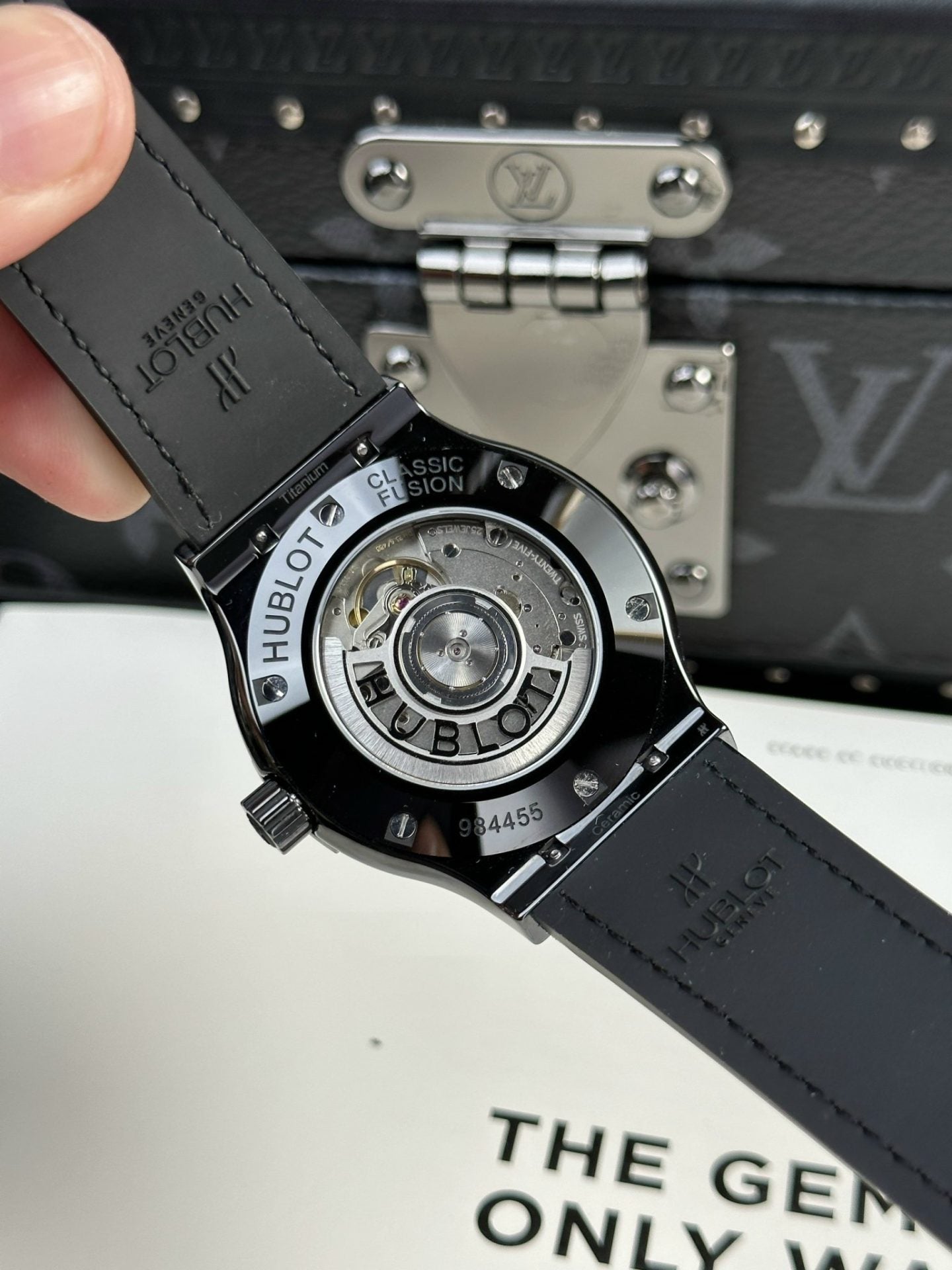 Hublot Classic Fusion Replica Watch Ceramic Refined Black 42mm