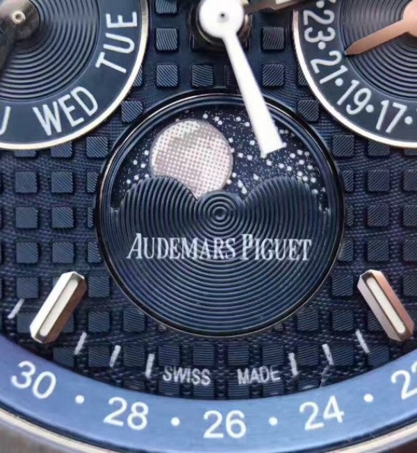 Replica Audemars Piguet JF Royal Oak 41mm 26574 SS Blue Dial SS Bracelet A5134
