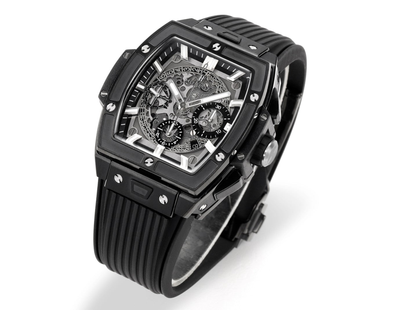 Hublot Spirit of Big Bang Textured Rubber Strap(1:1 replica)