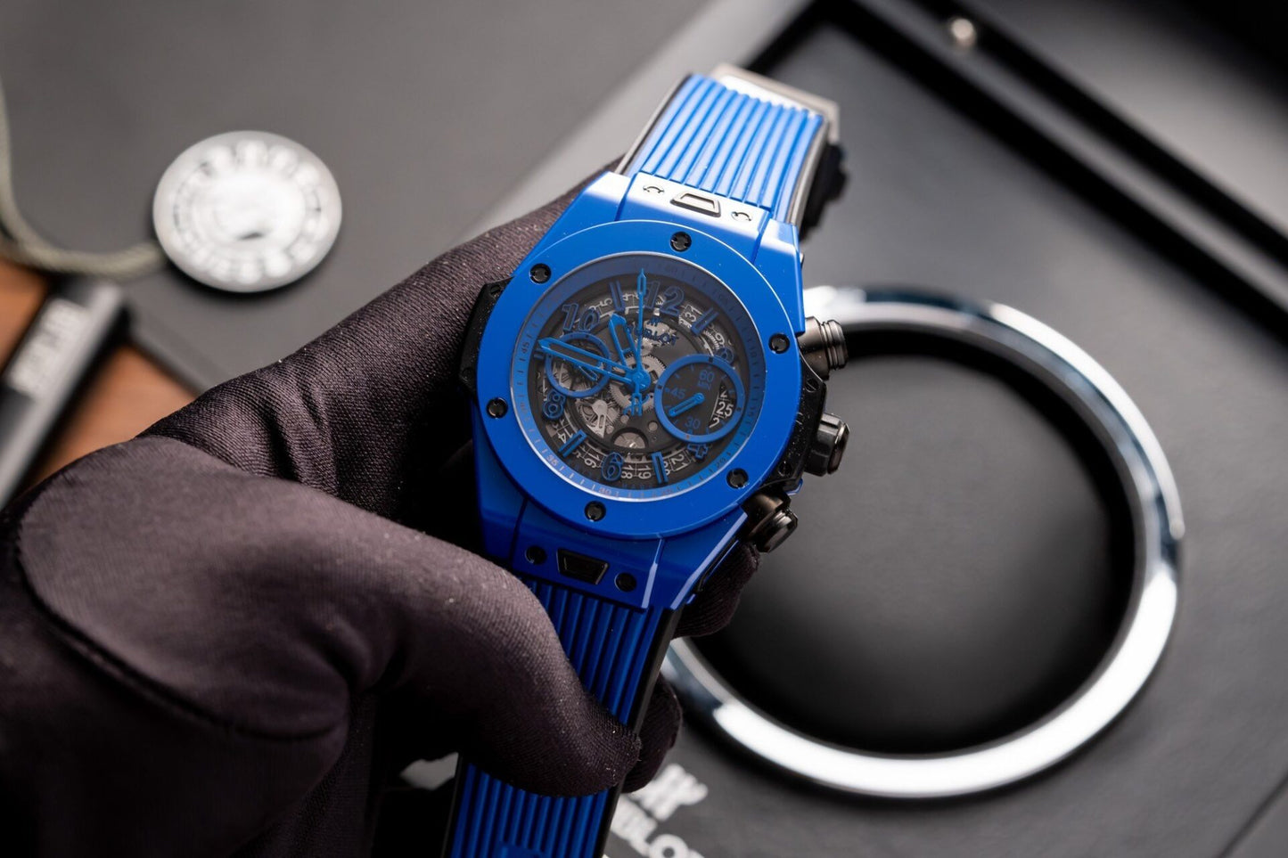 Hublot Best Replica Watch Big Bang Unico Ceramic Blue BBF Factory 42mm