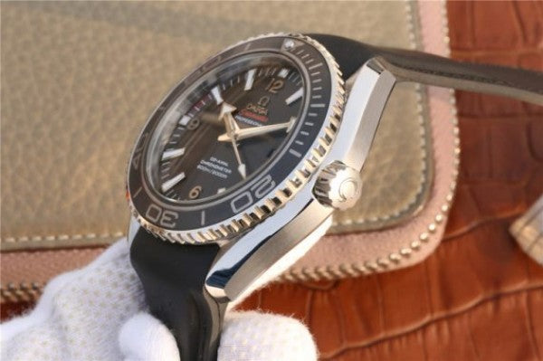 Replica Omega Planet Ocean Professional Ceramic Bezel 45mm OMF Rubber Strap A8500