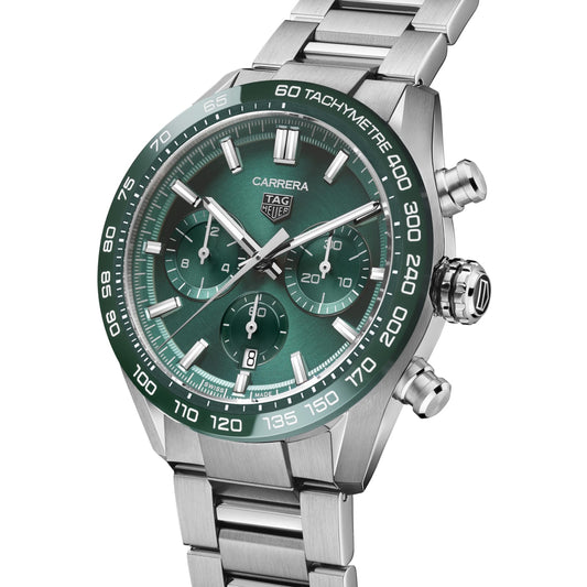 TAG Heuer Replica Watch Carrera Chronograph Automatic 44 mm Steel & Ceramic(1:1 replica)