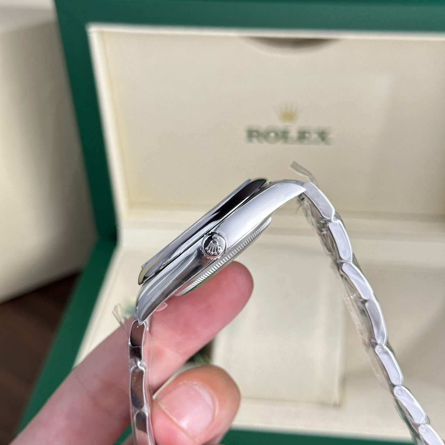 Rolex Replica Watches Oyster Perpetual 124300 Ice Dial Clean Factory 41mm