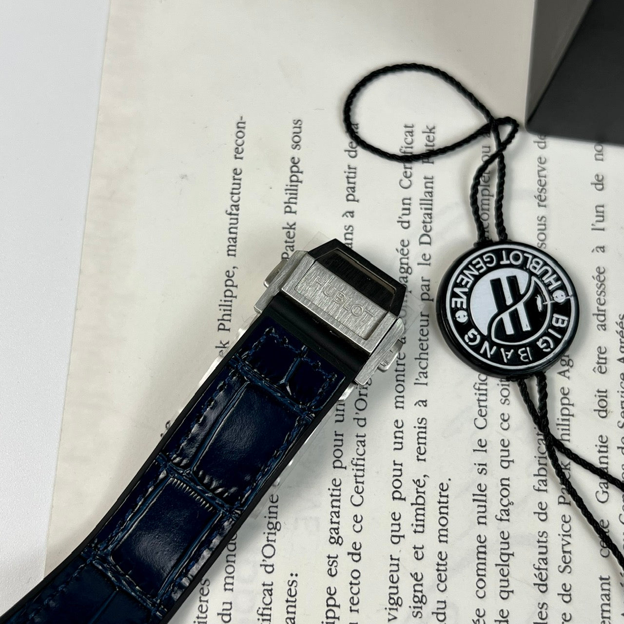 Hublot Replica 1:1 Watch Big Bang One Click Blue Dial With Diamond benzene 38mm