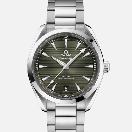 Seamaster Aqua Terra 150M Co-Axial Master Chronometer 41mm Green Dial On Bracelet(1:1 replica)
