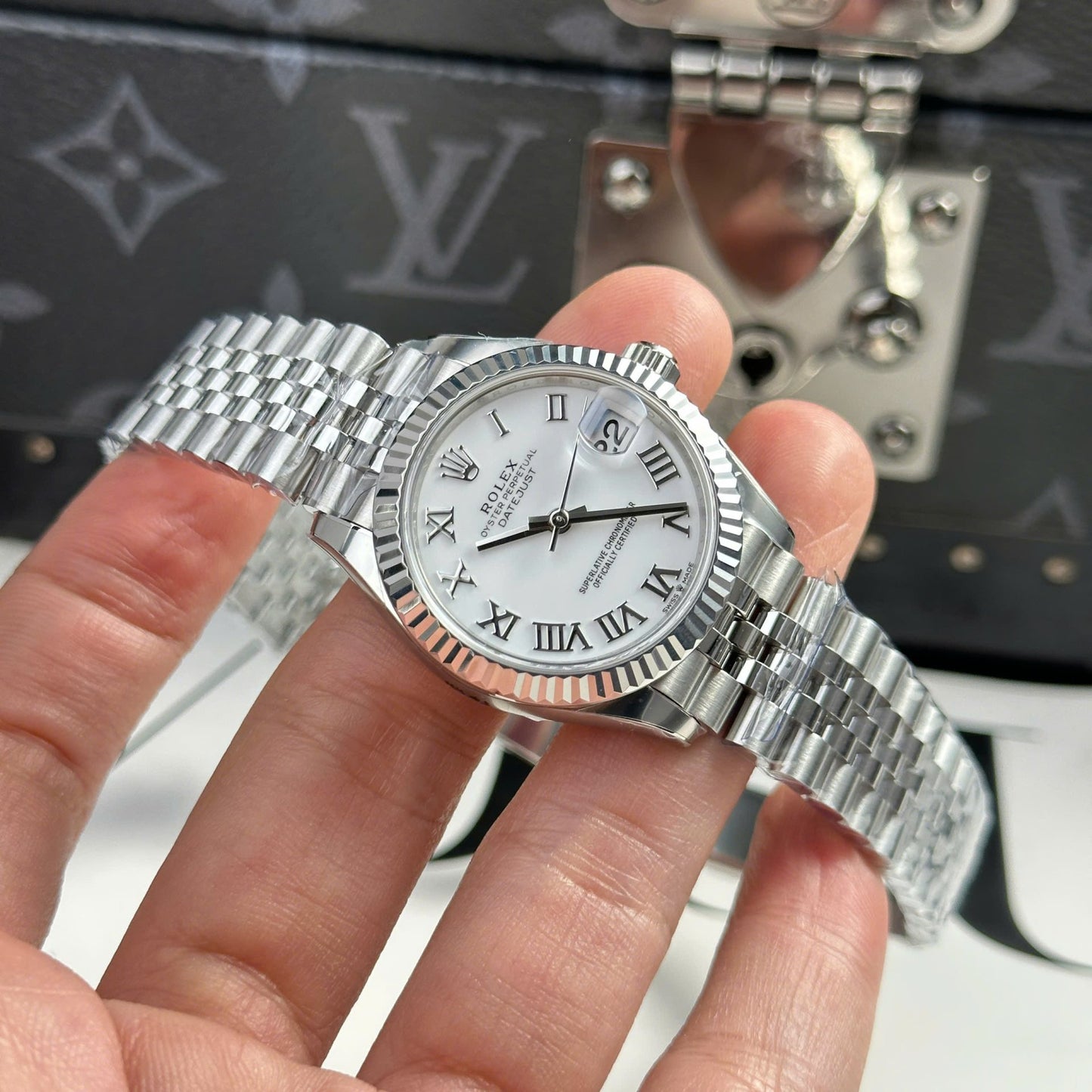 Rolex DateJust Copies Watches Dial White Jubilee Strap THB Factory 31mm