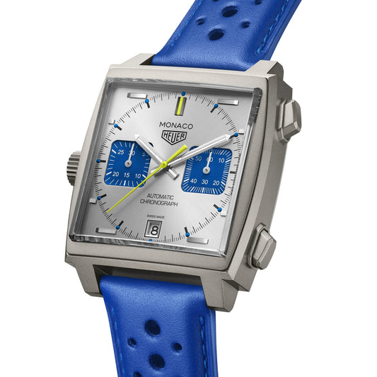 TAG Heuer Replica Watch Monaco Chronograph French Racing Blue Automatic 39 mm Titanium(1:1 replica)