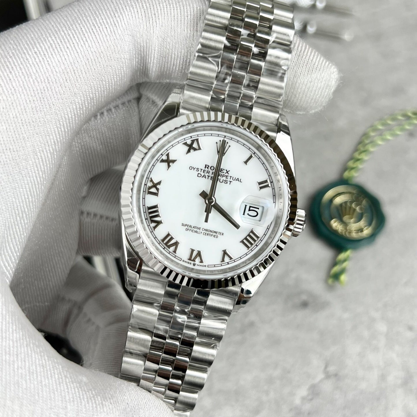Rolex DateJust 126234 Replica Watch White Dial VS Factory 36mm