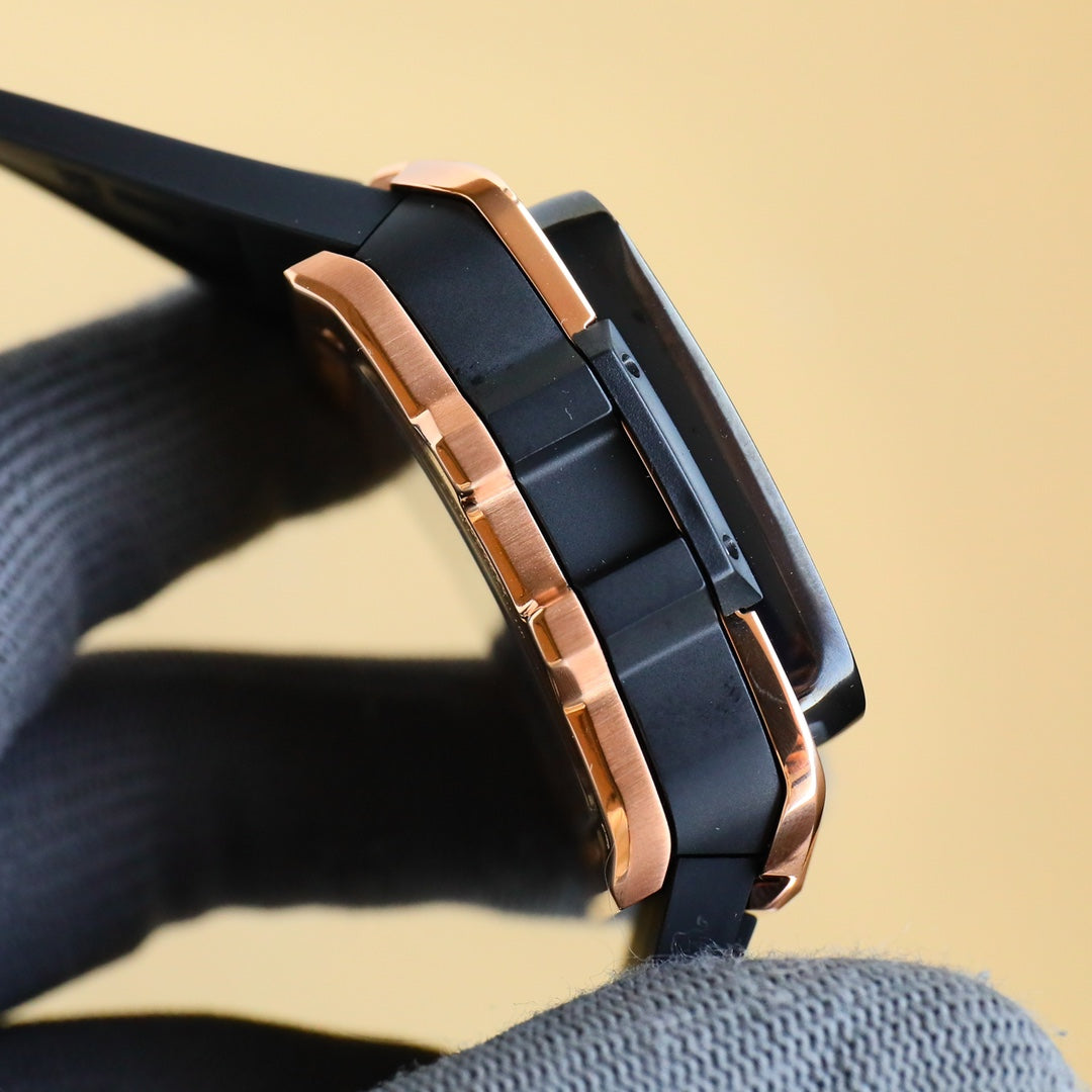 HUBLOT SQUARE BANG UNICO 45mm Rubber Strap(1:1 replica)