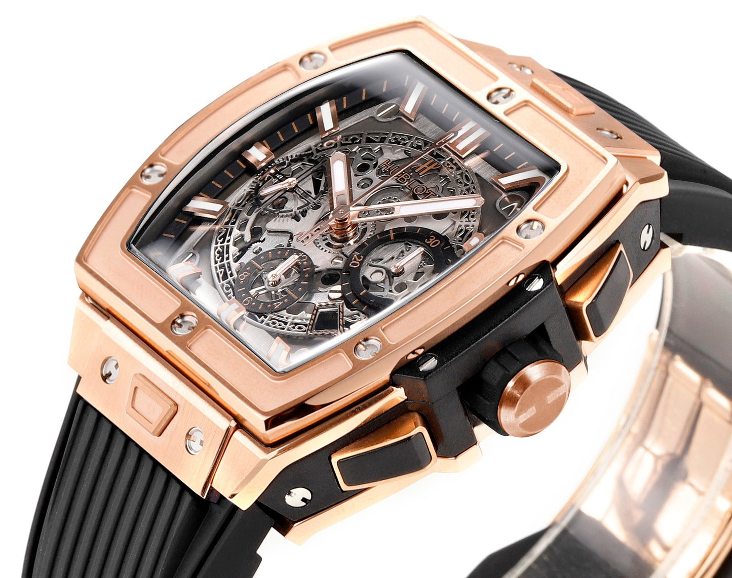 Hublot Spirit of Big Bang Textured Rubber Strap(1:1 replica)