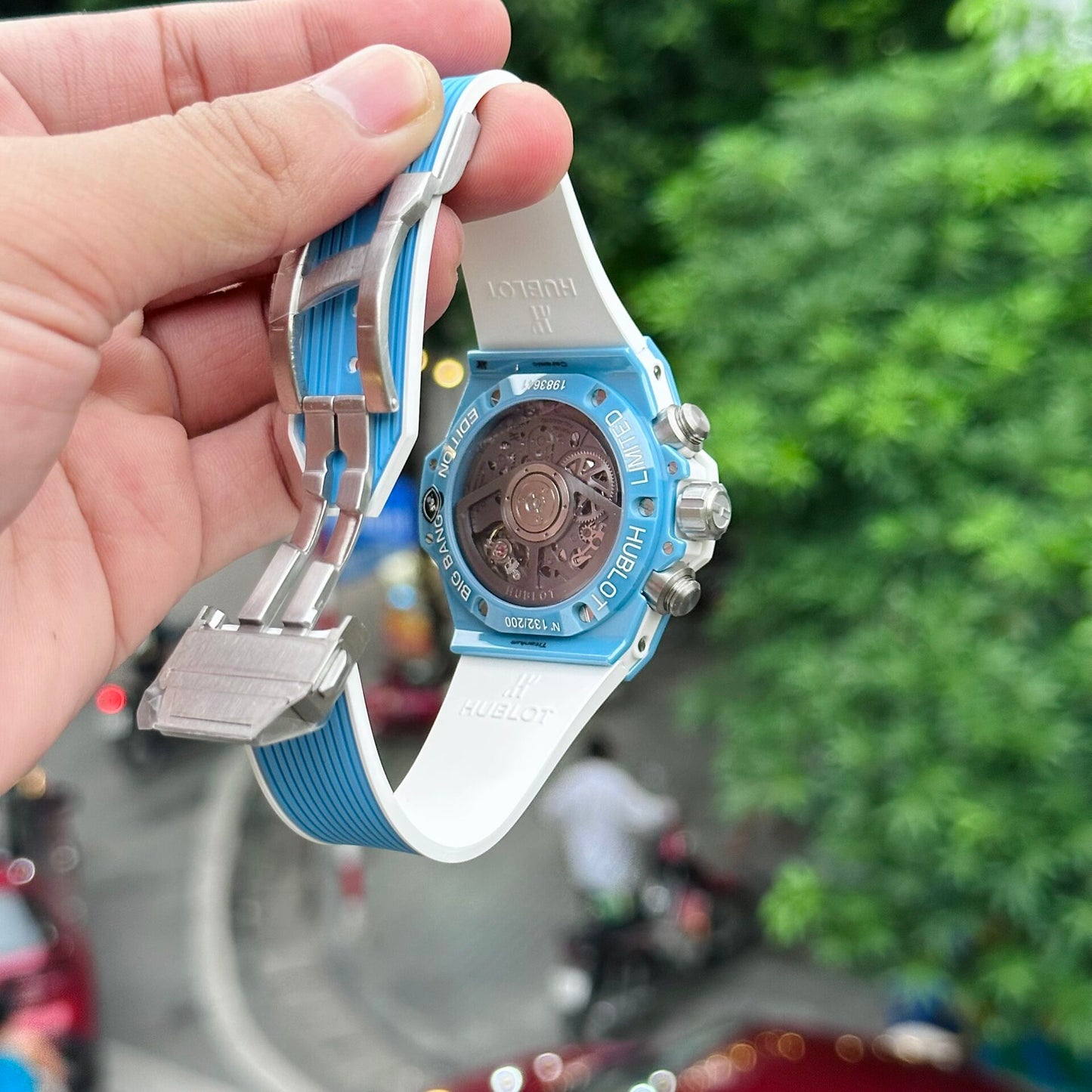 Hublot Replica 1:1 Watch Big Bang Unico Sky Blue 42mm