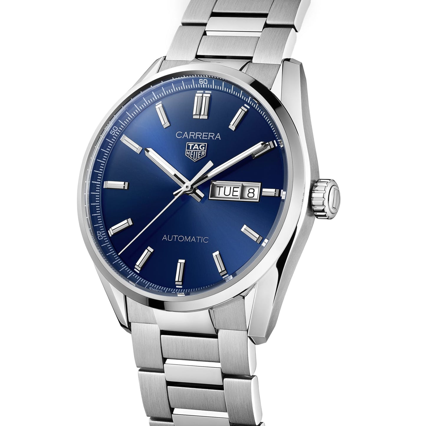 TAG Heuer Replica Watch Carrera Day-Date Automatic 41 mm Steel(1:1 replica)