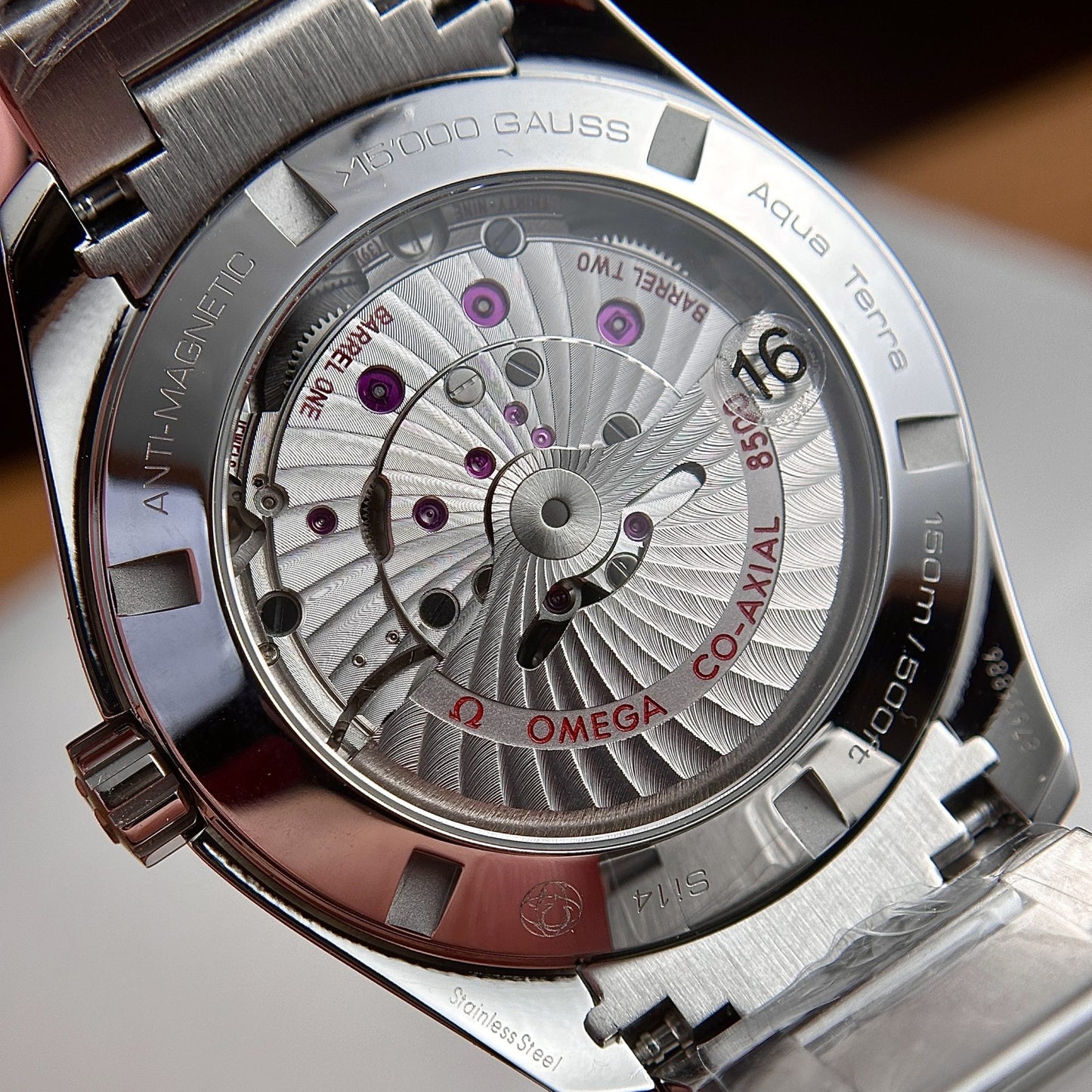Omega Replica Watch Seamaster Co-Axial Aqua Terra Black Dial 41mm