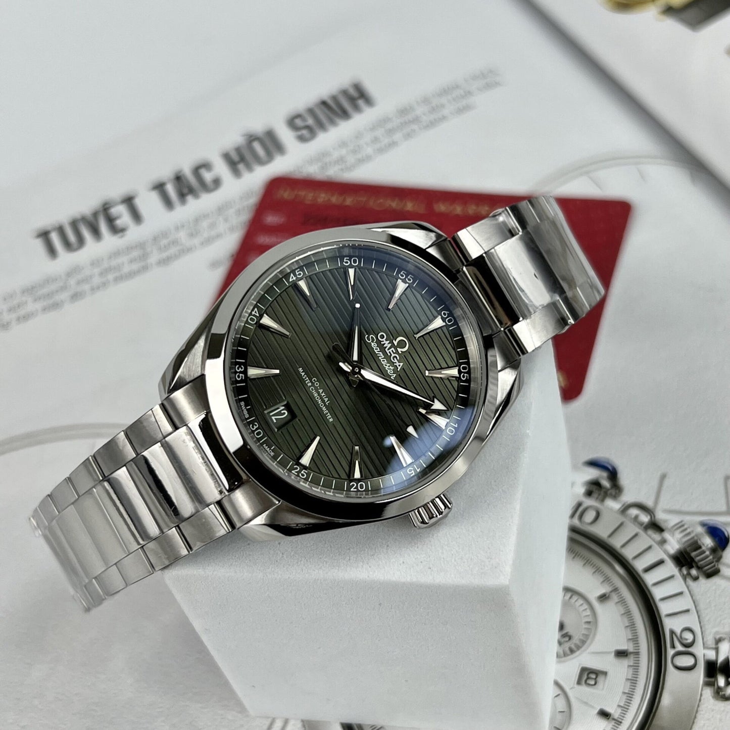 Omega Replica 11 Watch Seamaster Aqua Terra Green Dial Factory VS 41mm