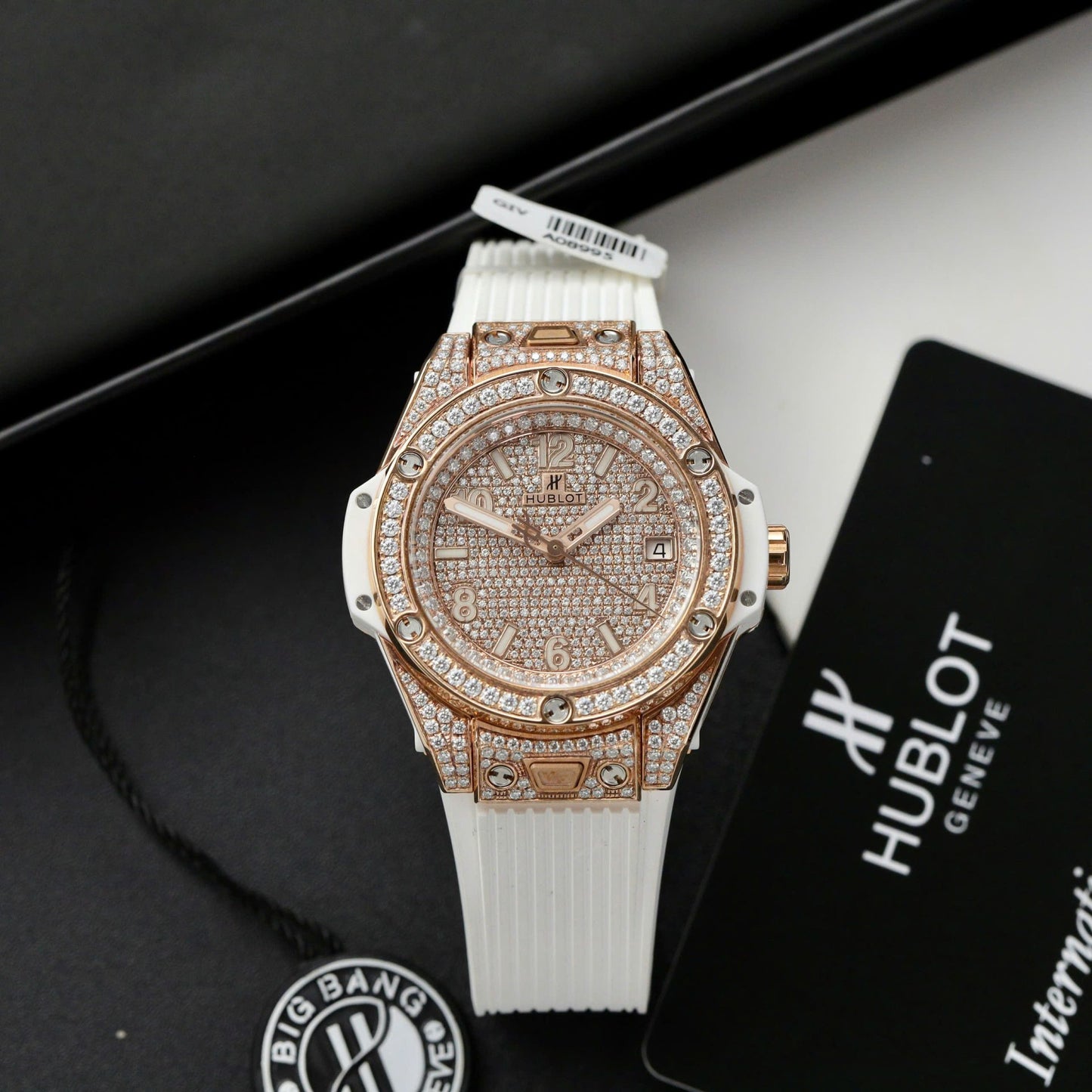 Hublot Big Bang One Click King Gold Custom Moissanite Diamonds Hong Kong 39mm