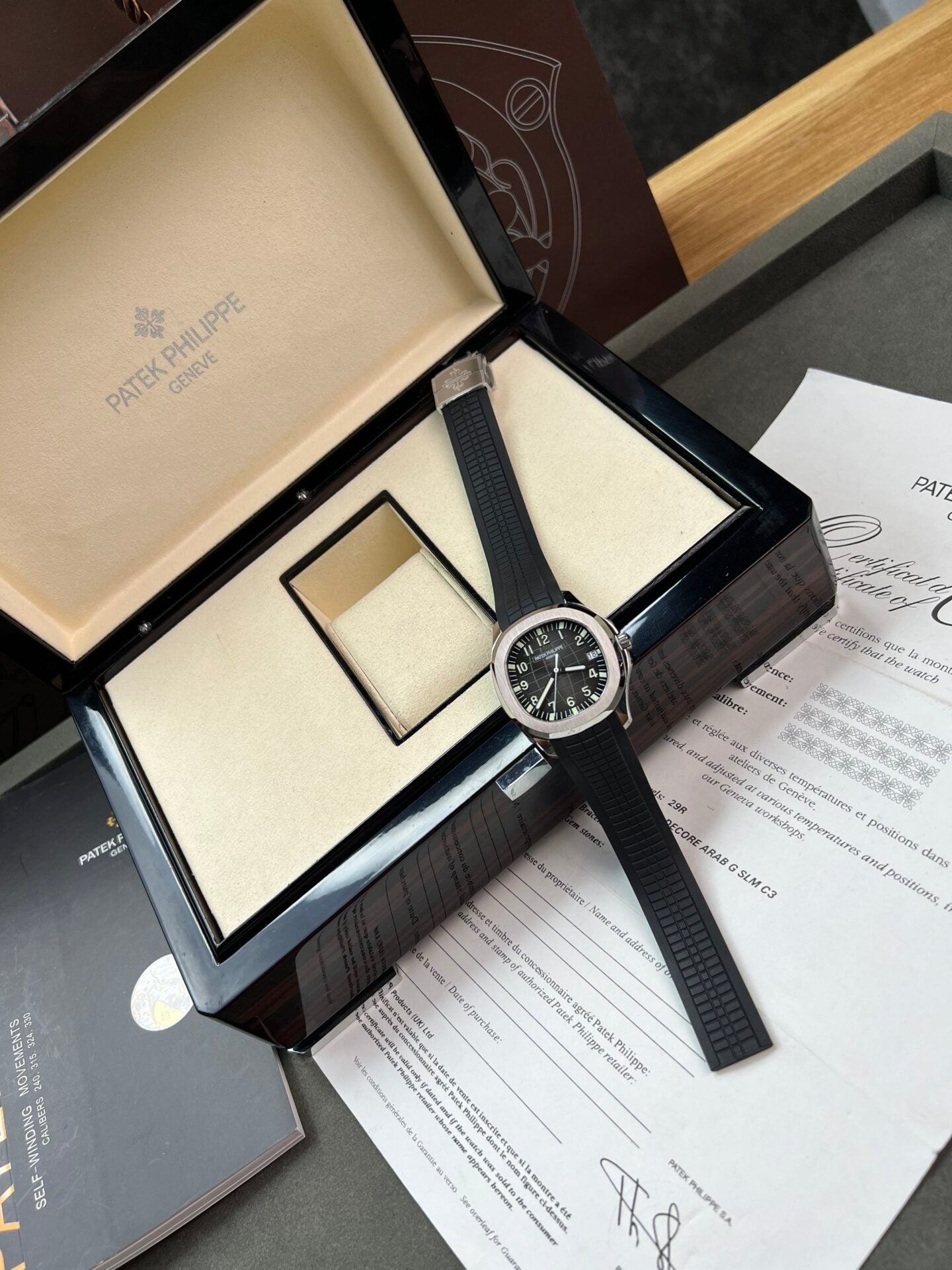 Patek Philippe Replica Watch Aquanaut 5167A Black Rubber Strap 3K Factory 40mm
