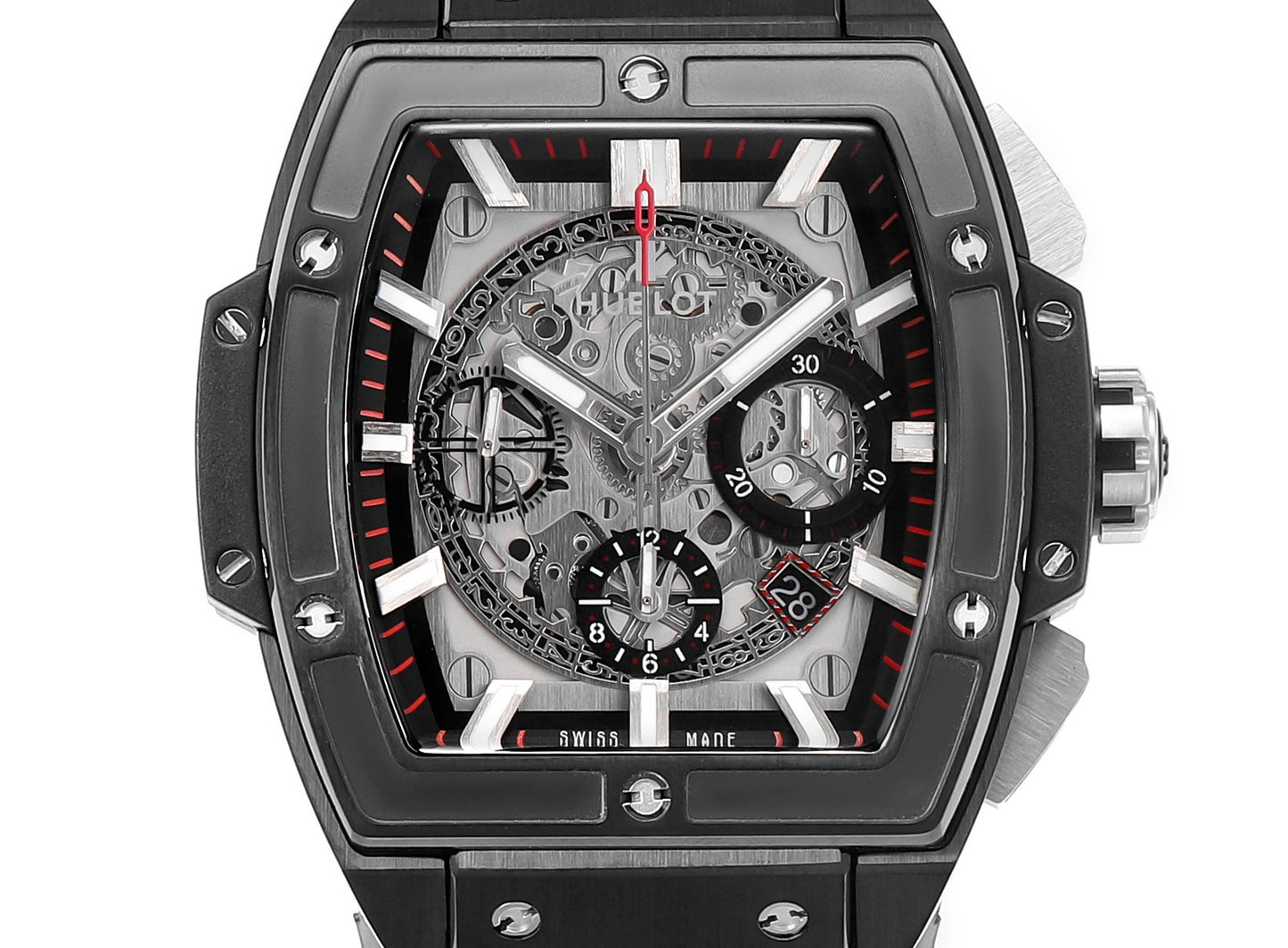 Hublot SPIRIT OF BIG BANG Chronograph, 45 mm Textured rubber strap(1:1 replica)