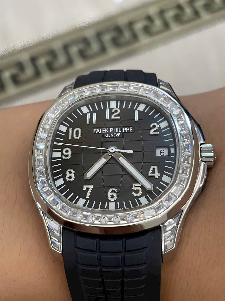 Patek Philippe Replica Watch Aquanaut 5167G Rubber Strap GR Factory 40mm