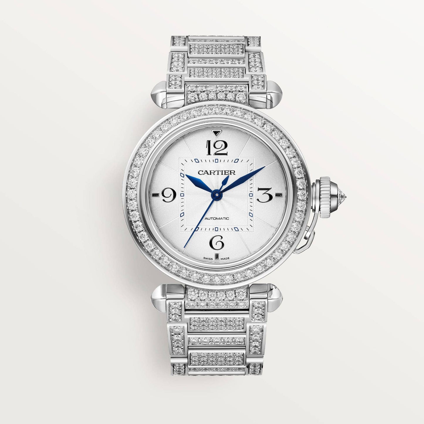 Pasha de fake cartier watch 35 mm mechanical movement with automatic winding caliber 1847 MC(1:1 replica)