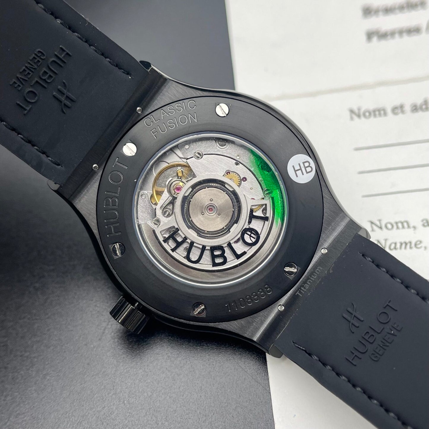 Hublot Classic Fusion Ceramic Clone Watch Black Dial HB Factory 42mm