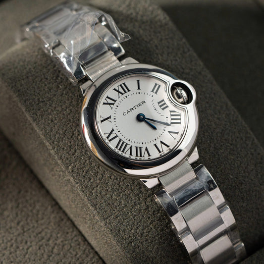 Cartier Ballon Bleu Women s Replica Watch Swiss Quartz Movement Metal Strap 28mm