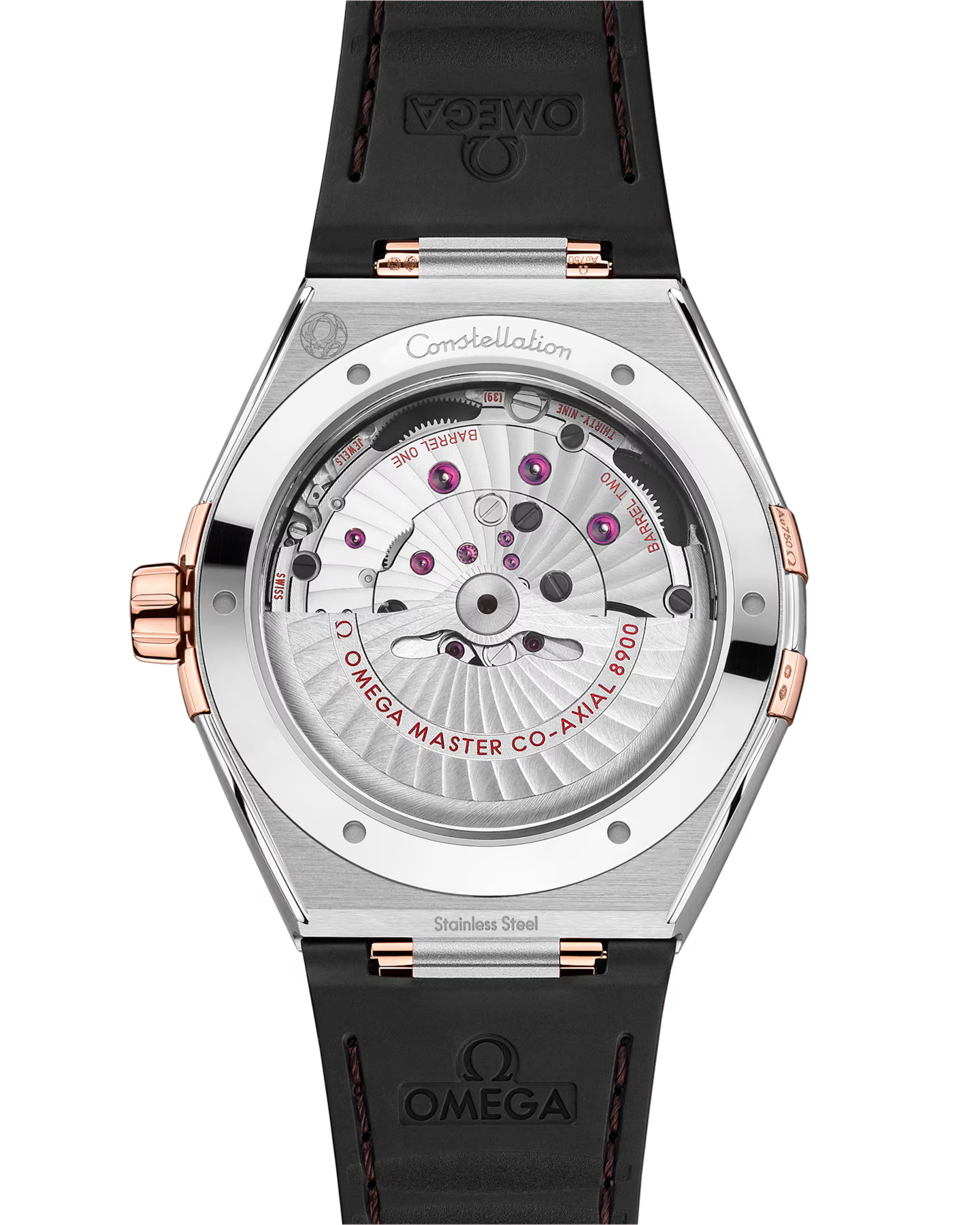 Constellation 41 mm, steel ? Sedna? gold on leather strap(1:1 replica)