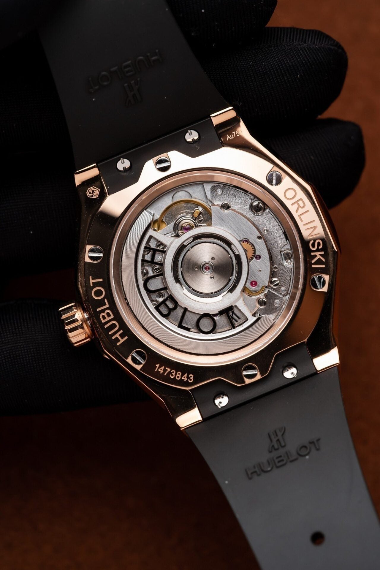 Hublot Orlinski King Gold Replica 1:1 Watch Black APS 40mm