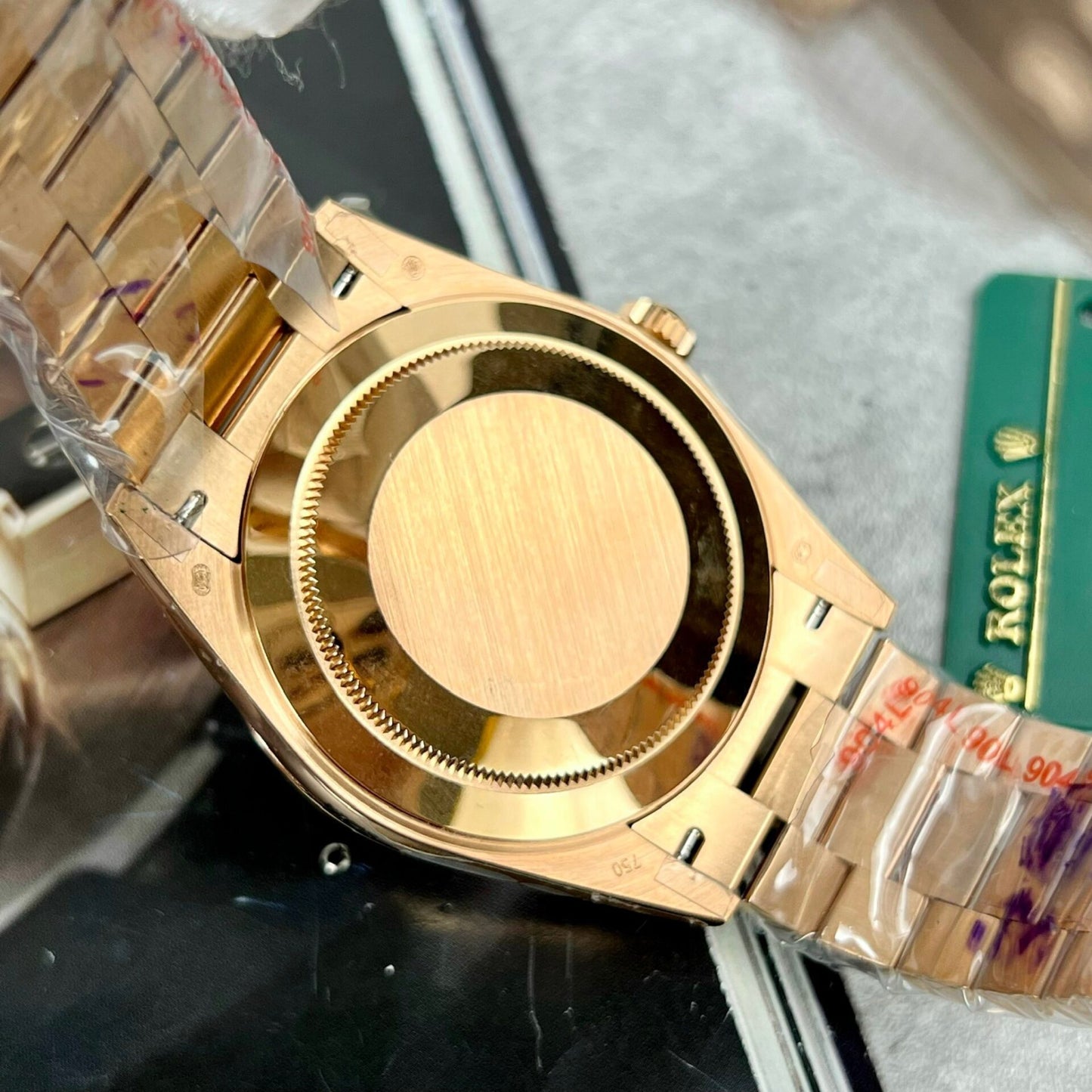 Rolex Day-Date 228235 Green Dial Replica Watch GM Factory 40mm