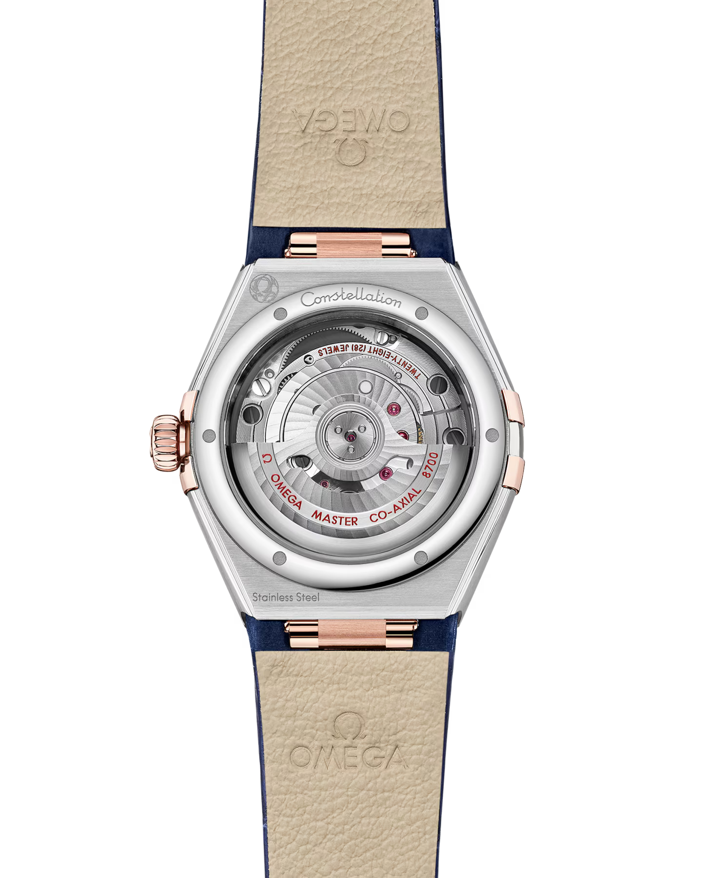 Constellation 29 mm, steel ? Sedna? gold on leather strap(1:1 replica)