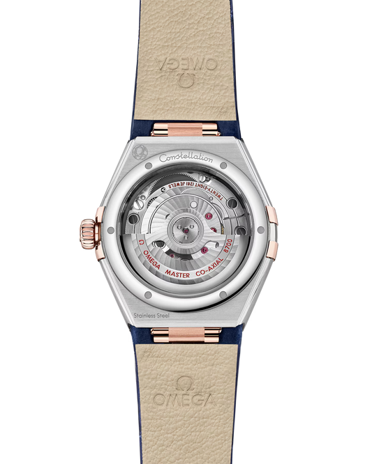 Constellation 29 mm, steel ? Sedna? gold on leather strap(1:1 replica)