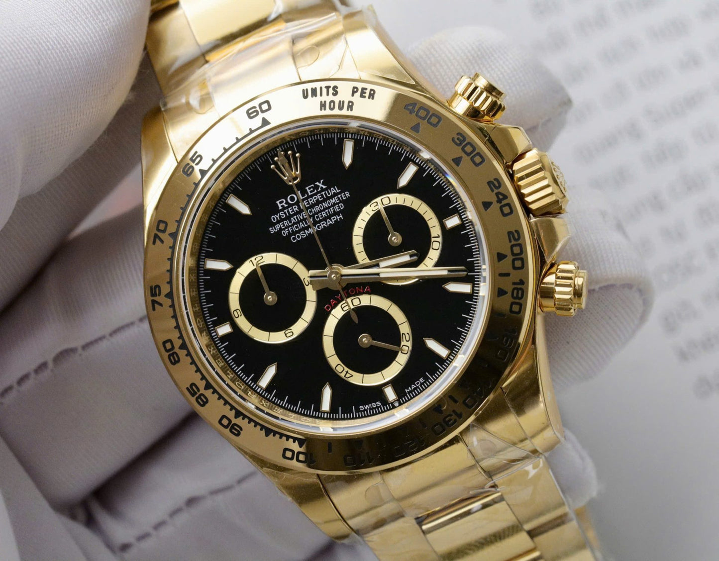 Rolex Cosmograph Daytona M126508 Replica 11 Watch Black Dial 40mm