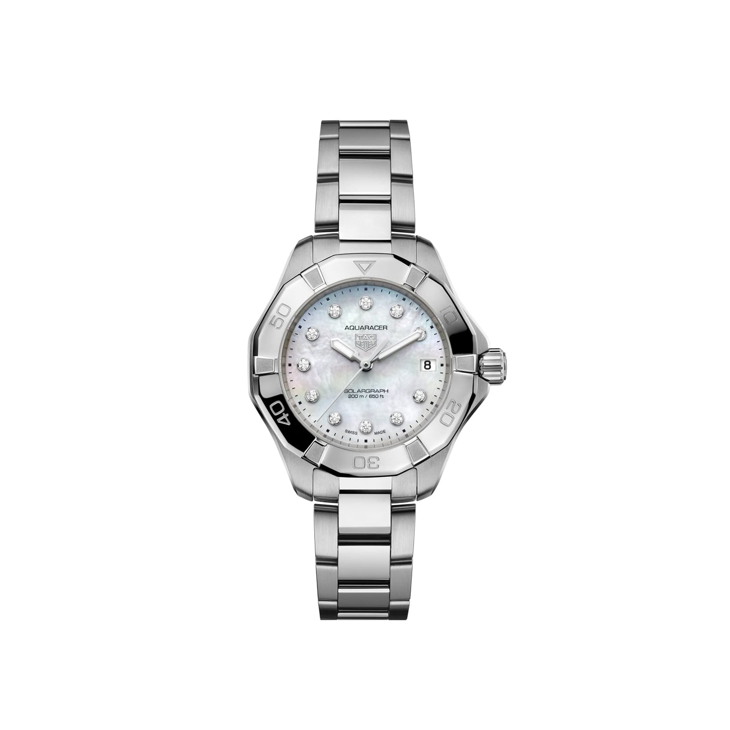 TAG Heuer Replica Watch Aquaracer Professional 200 Solargraph Solar Quartz 34 mm Steel(1:1 replica)
