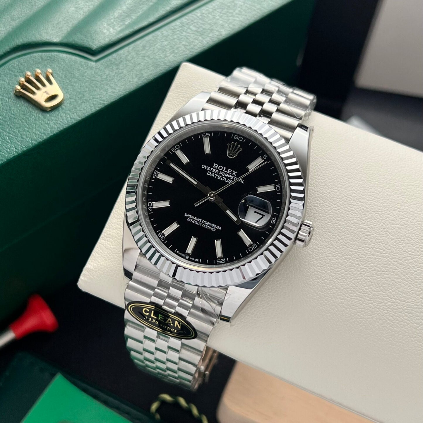 Rolex Replica Watches Datejust 126334 Black Dial Clean Factory 41mm